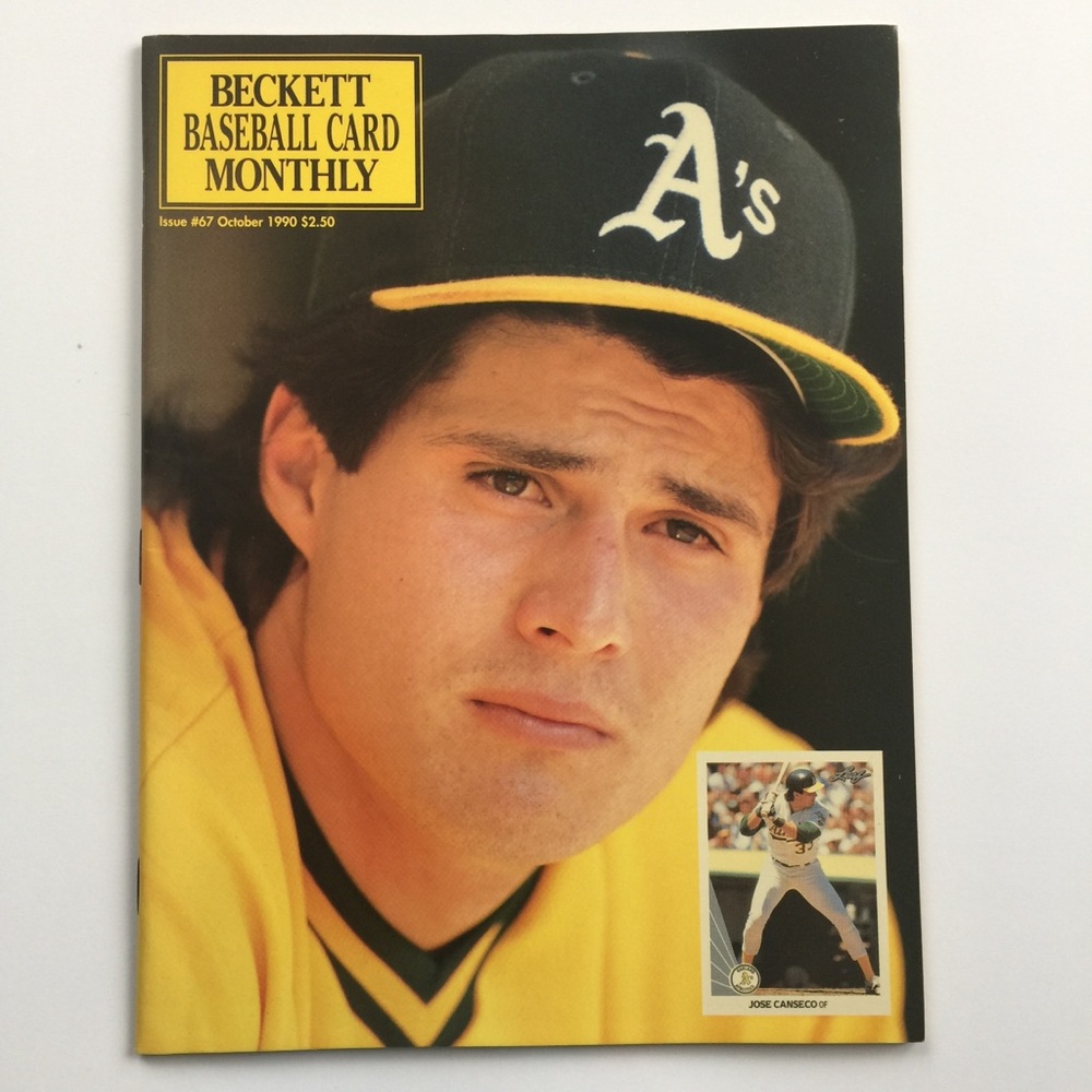 ⚾️ Jose Canseco Beckett October 1990 Issue #67